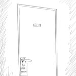 1:1 do_not_disturb door door_handle english_text hanging_sign hi_res hladilnik monochrome sign sketch text zero_pictured