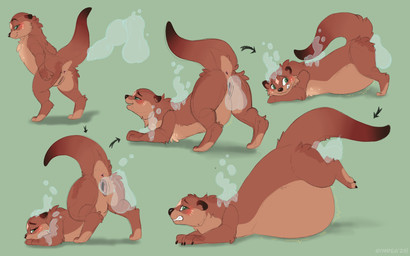 abdominal_bulge andromorph andromorph/male andromorph_penetrated animal_genitalia animal_penis anthro anthro_on_feral anthro_penetrating anthro_penetrating_feral anus balls belly belly_inflation bestiality blush bodily_fluids brown_body butt canine_genitalia canine_penis clenched_teeth clitoris cum cum_in_vagina cum_inflation cum_inside digitigrade disembodied_hand disembodied_penis duo erection faux_gaping faux_gaping_pussy female feral feral_penetrated genital_fluids genitals ghost_hand green_eyes inflation intersex intersex/male intersex_penetrated interspecies knot knotted_penis knotting large_penetration looking_pleasured male male_penetrating male_penetrating_andromorph male_penetrating_intersex penetration penile penile_penetration penis pinned presenting presenting_hindquarters presenting_vulva raised_tail sex sheath sketchy solo_focus spread_vulva spreading tail teeth translucent translucent_penis vaginal vaginal_knotting vaginal_penetration vulva symrea canid mammal mustelid otter 16:10 sketch_page widescreen