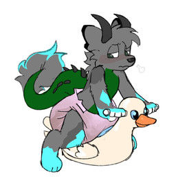 3_toes 4_fingers ambiguous_gender anthro big_diaper black_nose blue_body blue_fur blush clothed clothing diaper diaper_only digitigrade feces feet fingers frown fur gloves_(marking) green_body green_fur green_tail grey_body grey_fur grey_horn half-closed_eyes head_horn horn leg_markings markings multicolored_body multicolored_fur narrowed_eyes pink_diaper potty simple_background sitting socks_(marking) soiled_diaper soiling solo spiked_tail spikes spikes_(anatomy) tail tail_tuft toes topless tuft unclean_diaper used_diaper wearing_diaper white_background white_fingers lileli mythology raizu_(paddedraizu) dragon furred_dragon furred_scalie mythological_creature mythological_scalie scalie hi_res