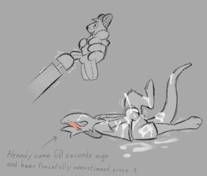 anthro blush bodily_fluids clenched_teeth clothing cock_and_ball_torture covering covering_crotch covering_penis cum cum_in_clothing cum_in_underwear cum_on_arm cum_on_clothing cum_on_face cum_on_hand cum_on_self cum_on_tail cum_through_clothing cum_through_underwear forced forced_orgasm genital_fluids genital_torture genitals glans_torture holding_penis kicking_legs male orgasm overstimulation penis penis_torture sex sex_toy tail teeth text underwear vibrator voodoo voodoo_doll voodoo_sex wand_vibrator wet wet_clothing wet_underwear bernie-buddy american_opossum mammal marsupial virginia_opossum english_text sketch