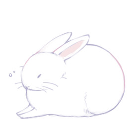 ambiguous_gender feral simple_background solo white_background ichthy0stega lagomorph leporid mammal rabbit 2015 low_res
