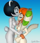 anthro bracelet clothing duo female female/female forehead_kiss jewelry nude pose smile swimwear splitalien freedom_planet galaxytrail milla_basset neera_li basset_hound bear canid canine canis domestic_dog giant_panda hunting_dog mammal scent_hound 3d_(artwork) digital_media_(artwork) hi_res pinup source_filmmaker_(artwork)