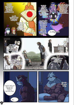 bed bench carrying_another caught_in_the_act clothing dialogue fur furniture japanese_fan kiss_on_lips kissing male mirror muscular muscular_male nipples nude park park_bench piggyback pillow plant shirt shrub tank_top text topwear wings shinobiya menacing_(meme) nintendo pokemon entei_(shinobiya) natsu_(shinobiya) suiya_(shinobiya) windy_(shinobiya) arcanine entei generation_1_pokemon generation_2_pokemon generation_4_pokemon growlithe ho-oh legendary_pokemon luxray pokemon_(species) suicune absurd_res comic english_text hi_res meme
