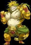 anthro biceps big_pecs bulge clothing gesture green_sclera hand_gesture male musclegut muscular muscular_anthro muscular_male nipples pecs pointing pointing_at_self simple_background solo transparent_background gamma-g lifewonders tokyo_afterschool_summoners macan_(tas) felid mammal pantherine tiger alpha_channel official_art