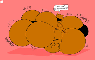 anthro ball_squish balls balls_expansion bar_emanata big_balls big_butt big_penis brown_body brown_fur bubble_butt buckteeth butt butt_expansion clothing curvy_figure dialogue emanata expansion eyelashes femboy fur genital_expansion genitals hand_on_balls huge_balls huge_butt huge_penis hyper hyper_balls hyper_butt hyper_genitalia hyper_penis logo looking_at_viewer male onomatopoeia open_mouth open_smile penis penis_expansion rear_view small_waist smile solo sound_effects speech_bubble squish teeth text thick_thighs thong underwear wasp_waist thatdawgmurray beaver_and_steve beaver_(beaver_and_steve) beaver mammal rodent 2025 aliasing artist_logo artist_name digital_media_(artwork) english_text hi_res signature