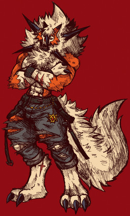 abs accessory amber_eyes anthro arm_tuft athletic athletic_male barazoku belly_tuft belt belt_buckle biceps big_bulge black_clothing black_sclera body_hair bottomwear bracelet buckle bulge chest_tuft claws clothed clothing crossed_arms denim denim_bottomwear denim_clothing detailed_bulge dipstick_ears ear_markings elbow_tuft fangs first_person_view fluffy fluffy_body footwear fur genital_outline grin hair ink jeans jewelry laid_down looking_at_viewer male male_anthro multicolored_body multicolored_ears multicolored_fur multicolored_hair muscle_tone muscular muscular_anthro muscular_arms muscular_legs muscular_male muscular_thighs navel neck_tuft nude one_eye_obstructed pants pecs penis_outline pose rear_view red_background red_eyes scar shirtless_anthro shirtless_male shoulder_tuft simple_background sitting slight_smile smile solo sparkles spiked_belt spiked_bracelet spikes spiky_hair spread_legs spreading standing tail tail_tuft tan_background tan_body teeth thick_arms thick_thighs tight_clothing tongue tongue_out topless towel triceps tuft two_tone_body two_tone_fur white_background white_body white_fur white_hair yellow_body yellow_eyes yellow_fur jwbash epic_games fortnite game_freak mythology nintendo pokemon kyoto_rex lycan_west_(fortnite) canid canine dusk_lycanroc generation_7_pokemon lycanroc mammal mythological_canine mythological_creature pokemon_(species) werecanid werecanine werecreature werewolf 2025 absurd_res english_description full-length_portrait graphite_(artwork) hatching_(art) hi_res pinup portrait shaded sketch traditional_media_(artwork)