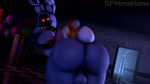 anthro anus backsack balloon balls barely_visible_anus big_butt butt checkered checkered_floor femboy genitals gift inflatable machine male red_eyes scut_tail short_tail solo tail teeth thick_thighs twerking sfmmations five_nights_at_freddy's five_nights_at_freddy's_2 scottgames withered_bonnie_(fnaf) animatronic lagomorph leporid mammal rabbit robot 16:9 2022 3d_(artwork) 3d_animation animated digital_media_(artwork) no_sound short_playtime source_filmmaker_(artwork) webm widescreen