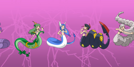 apode female group hand_behind_head hand_on_hip legless looking_back monster_girl_(genre) open_mouth open_smile serpentine smile split_form gluglotte nintendo pokemon fan_character arbok draconcopode dragonair generation_1_pokemon generation_3_pokemon generation_5_pokemon humanoid lamia onix pokemon_(species) reptile scalie serperior seviper snake hi_res