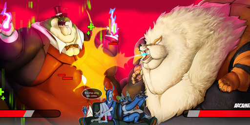 ambiguous_gender anthro arm_rolls bared_teeth belly_rolls big_cheeks bow_tie breath_powers chubby_cheeks clothing controller double_chin duo elemental_manipulation fat_rolls feral fight fighting_game fighting_pose fire fire_breathing fire_manipulation furniture game_controller gameplay_mechanics gaming group hat headgear headwear holding_controller holding_game_controller holding_object huge_cheeks magic_user male morbidly_obese morbidly_obese_anthro morbidly_obese_feral morbidly_obese_male neck_rolls obese obese_anthro obese_feral obese_male on_sofa overweight overweight_anthro overweight_feral overweight_male playing_video_game pose sitting sitting_on_sofa sofa suit_jacket top_hat boltheeye nintendo pokemon bol_the_eye_(boltheeye) toko_(type2) alien alien_humanoid alligator alligatorid arcanine crocodilian generation_1_pokemon humanoid pokemon_(species) reptile scalie 2025 hi_res