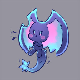 alternate_form ambiguous_gender annoyed big_ears biped bipedal_feral blush blush_lines blush_stickers bolt_emanata crossed_arms crystal emanata feral fluffy fluffy_tail fur grey_background looking_at_viewer mouthless notched_ear pink_eyes purple_body purple_fur semi-anthro simple_background solo spiked_tail spikes spikes_(anatomy) tail teal_sclera three-quarter_view 0olqplo0 kirby_(series) kirby_and_the_forgotten_land nintendo star-crossed_world elfilin genwel_meteonelfilis alien chinchilla chinchillid mammal rodent starling_(kirby) 1:1 2026 digital_drawing_(artwork) digital_media_(artwork) full-length_portrait portrait male_(lore)
