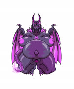 anthro areola belly big_belly big_breasts big_butt breasts butt female gaping gaping_pussy genitals huge_belly huge_breasts membrane_(anatomy) membranous_wings nipples pink_areola pink_nipples pink_wings pregnant pregnant_female prolapse purple_body purple_skin pussy solo_focus tail vaginal_prolapse wings mrblack_eye2 mythology dragon mythological_creature mythological_scalie scalie 2023 2d_animation animated digital_media_(artwork) motion_tweening no_sound short_playtime webm