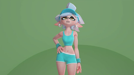 5_fingers athletic_wear beanie bottomwear clothed clothing duo female fingers hat headgear headwear humanoid_pointy_ears midriff piercing pointy_ears shorts visor_cap yellow_eyes redmoa nintendo splatoon callie_(splatoon) marie_(splatoon) animal_humanoid aquatic aquatic_humanoid cephalopod cephalopod_humanoid human humanoid inkling mammal mollusk mollusk_humanoid 16:9 2022 3d_(artwork) 3d_animation animated blender_(artwork) digital_media_(artwork) hi_res short_playtime sound video voice_acted widescreen