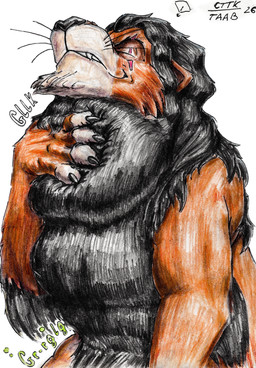 digestion fatal_vore feral male neck_bulge solo swallowing vore anxiousboar disney the_lion_king scar_(the_lion_king) felid feline lion mammal pantherine absurd_res graphite_(artwork) hi_res traditional_media_(artwork)