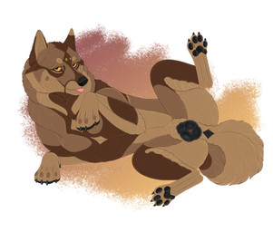 animal_genitalia animal_vulva anus blep brown_body brown_fur canine_genitalia canine_vulva demonstration female female_feral feral fluffy fluffy_tail fur genitals looking_at_viewer lying on_side one_leg_up paws presenting presenting_vulva raised_leg raised_paw red_body red_fur solo tail tongue tongue_out vulva hedonophobia_h nina_(wolffylegend) canid canine canis domestic_dog mammal shiba_inu spitz hi_res