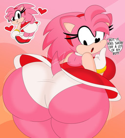 accessory alternate_costume anthro big_breasts big_butt bouncing_breasts bouncing_butt breast_jiggle breasts bubble_butt butt butt_focus butt_jiggle clothed clothed_anthro clothed_female clothing curvy_figure dialogue dress exposed_ass exposed_breeches exposed_panties eyelashes female female_anthro fingers fur gloves hair hair_accessory hairband handwear hourglass_figure huge_breasts huge_butt jiggling looking_at_butt looking_at_own_butt looking_back motion_lines multicolored_body multicolored_fur open_mouth panties pink_body pink_fur pink_hair presenting presenting_hindquarters pupils rear_view short_tail shortstack shortstack_female simple_background small_waist solo speech_bubble tail tail_motion tailwag tan_body tan_fur text thick_thighs thigh_jiggle tongue two_tone_body two_tone_fur underwear upskirt white_clothing white_panties white_underwear wide_hips 3barts classic_sonic_(universe) sega sonic_the_hedgehog_(series) amy_rose classic_amy_rose eulipotyphlan european_hedgehog hedgehog mammal 2023 absurd_res digital_drawing_(artwork) digital_media_(artwork) english_text hi_res