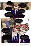 blue_eyes clothing dialogue eye_scar eyewear facial_scar glasses male necktie purple_eyes scar suit text bastriw martin_(bastriw) pato_(bastriw) domestic_cat felid feline felis mammal pantherine tiger 2:3 comic english_text hi_res url