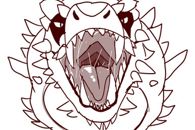 arm_spikes body_spikes chimerasaur facial_spikes fangs female feral feral_pred jaw_spikes male male_pred mouth_shot narrow_pupils narrowed_eyes open_mouth predator/prey sharp_teeth solo spikes spikes_(anatomy) standing teeth tongue vore mythology chimera dinosaur dragon hybrid mythological_creature mythological_scalie prehistoric_species reptile saurischian scalie theropod tyrannosauroid hi_res