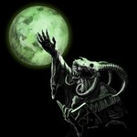 5_fingers anthro black_background bone book clothed clothing fingers holding_object horn light male moon moonlight open_mouth reaching robe simple_background skull skull_helmet solo symbol teeth inkyblackfire warhammer_(franchise) rasknitt mammal murid murine rat rodent skaven 1:1 2020 digital_media_(artwork) green_theme half-length_portrait hi_res portrait restricted_palette