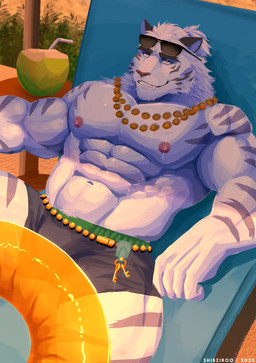 Rating: q
ID: 5713329
Date: 2025-07-16 18:02:05 -0400
Status: pending
Score: 1
2025 abs anthro biceps biped colored dislyte felid hi_res jin_qiu_(dislyte) lilith_games male mammal muscular muscular_anthro muscular_male nipples pantherine pecs pink_nipples pool_float shibziroo signature solo tiger post #5713329