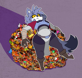 4_fingers :< anthro arm_wraps armor blue_body blue_ears blue_fur blue_hair boots breastplate breasts brown_boots brown_clothing brown_footwear candy cheek_tuft clothed clothed_anthro clothed_female clothing dessert eyebrows eyelashes facial_tuft female female_anthro fingers food footwear fur hair holidays legwear lying mouth_closed on_back shoes solo topwear tuft white_body white_fur white_inner_ear wraps yellow_sclera cloudidoodles halloween roxanne_oxley canid canine fox mammal 2022 absurd_res digital_drawing_(artwork) digital_media_(artwork) full-length_portrait hi_res portrait