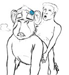 2023 5_fingers anthro anthro_penetrated ape bored_ape_yacht_club digital_media_(artwork) doggystyle duo elon_musk fingers from_behind_position half-closed_eyes haplorhine herrkennstalles human human_on_anthro human_penetrating human_penetrating_anthro human_penetrating_male interspecies low-angle_view male male/male male_on_anthro male_penetrated male_penetrating male_penetrating_anthro male_penetrating_male mammal monochrome narrowed_eyes nft_monkey open_mouth penetration primate real_world restricted_palette sex simple_background twitter twitter_verification unusual_anatomy verified_badge what white_background