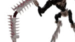 ambiguous_gender armor close-up leg_spikes lego_brick looking_at_viewer looking_down looking_down_at_viewer low-angle_view machine markings mask mouthless multiple_angles pointed_feet red_eyes red_markings simple_background solo spikes spikes_(anatomy) standing walking weapon weapon_on_shoulder white_background white_body vrahno bionicle lego krika makuta monster robot 16:9 2020 3d_(artwork) 3d_animation animated digital_media_(artwork) hi_res short_playtime sound webm widescreen