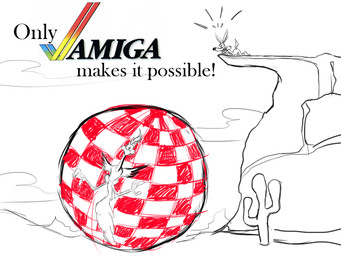 abstract_background all_fours anthro ass_up ball beak biped black_eyes black_nose bodily_fluids butt canyon casual_nudity checkered cliff cloud cloudy_sky defeated desert distance duo ears_outwards excited feathered_wings feathers happy head_feathers humanoid_hands humanoid_heel lines_drawn logo male nude open_mouth outside paws pivoted_ears plantigrade raised_tail satisfaction satisfied satisfied_look sketchy skinny sky skyscape sweat sweatdrop tail tail_feathers text watching_from_afar wide_eyed wings stevethedragon amiga_(computer) looney_tunes warner_brothers road_runner_(looney_tunes) wile_e._coyote avian bird canid canine canis coyote cuculiform greater_roadrunner mammal new_world_ground_cuckoo roadrunner 2010 4:3 colored digital_drawing_(artwork) digital_media_(artwork) english_text monochrome restricted_palette sketch