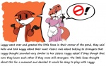 anthro aunt_(lore) auntie_vixen bovid breasts canid canine caprine chochi duo english_text female fox fox_brothers greeting male mammal mature_anthro mature_female text