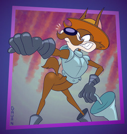 4_fingers abstract_background anthro arched_back armor ass_up athletic athletic_anthro athletic_male biped black_eyes black_nose boots bottomless bottomless_anthro bottomless_male brown_body brown_clothing brown_facial_hair brown_fur brown_hat brown_headwear brown_mustache bubble_butt butt cheek_tuft clenched_teeth clothed clothing curled_tail curvy_figure facial_hair facial_tuft fingers fluffy fluffy_tail footwear fur glistening glistening_butt gloves grey_clothing grey_gloves grey_handwear handwear hat headgear headwear humanoid_hands lance male melee_weapon multicolored_body multicolored_fur mustache open_mouth open_smile pecs polearm pose raised_tail sharp_teeth shoes skinny skinny_anthro skinny_male slim slim_anthro slim_male small_waist smile smug smug_expression smug_face smug_grin solo standing tail tan_body tan_fur teeth toony toothy_grin tuft two_tone_body two_tone_fur weapon white_sclera wide_hips gavanzude hanna-barbera the_adventures_of_don_coyote_and_sancho_panda don_coyote canid canine canis coyote mammal 2026 alternate_version_at_paywall colored digital_drawing_(artwork) digital_media_(artwork) flat_colors hi_res pinup shaded signature
