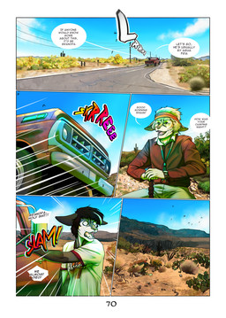 anthro bottomwear car clothed clothing desert dialogue elderly emanata fur hair long_ears male markings mature_anthro mature_male open_mouth outside solo speech_bubble teeth text tongue topwear vehicle chat_noir_(artist) ford ford_f150 adrian_donovan shaun_robbins bassariscus lagomorph leporid mammal procyonid rabbit ring-tailed_cat comic digital_media_(artwork) english_text hi_res