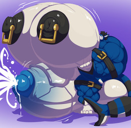 5_fingers anthro balls balls_expansion belt big_balls big_muscles big_nipples big_pecs big_penis black_hair black_nipples bodily_fluids clenched_teeth countershading cum ejaculation erection excessive_cum excessive_genital_fluids expansion fingers genital_expansion genital_fluids genitals gradient_background growth hair hand_on_chest huge_balls huge_muscles huge_nipples huge_pecs huge_penis hyper hyper_balls hyper_genitalia hyper_muscles hyper_pecs hyper_penis male multicolored_penis muscle_growth muscular muscular_anthro muscular_male nipple_piercing nipples nude pecs penis penis_expansion piercing plantigrade simple_background solo standing teeth thick_penis vein veiny_penis white_body white_countershading bobert zerobyte aquatic fish shark 2020 hi_res