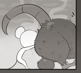 anal anthro balls biped bodily_fluids drooling duo genitals male musk oral rimming rodent_tail saliva sex size_difference standing stuck sweat tail tongue tongue_out iamapoliceman mammal mouse murid murine rat rodent 2026 animated animated_gif short_playtime