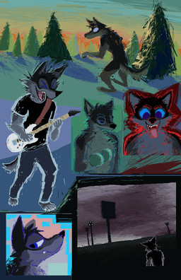 anthro black_body black_clothing black_fur black_shirt black_t-shirt black_topwear blue_bottomwear blue_clothing blue_pants bottomwear clothed clothing dumbbell electric_guitar evergreen_tree fur grey_body grey_fur guitar holding_guitar holding_musical_instrument holding_object male musical_instrument open_mouth open_smile pants pine_tree plant plucked_string_instrument shirt smile solo string_instrument t-shirt topwear tree weights demensa mythology canid canine canis mammal mythological_canine mythological_creature werecanid werecanine werecreature werewolf wolf 2020 digital_media_(artwork) hi_res pixel_(artwork) sketch_page