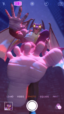 anthro camera_view claws feet first_person_view foot_focus genitals glowing glowing_eyes horn humanoid_genitalia humanoid_penis hyper hyper_genitalia macro macro_focus male membrane_(anatomy) membranous_wings muscular muscular_anthro muscular_male penis size_difference size_play solo text wings zorin3d mythology hudson_(zp92) dragon mythological_creature mythological_scalie scalie 3d_(artwork) 9:16 absurd_res digital_media_(artwork) english_text hi_res