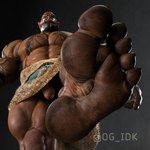 abs feet genitals male muscular muscular_humanoid muscular_male nipples pecs penis solo tattoo og_idk blizzard_entertainment warcraft garrosh_hellscream humanoid orc hi_res