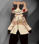 anthro black_body breasts female kifirelava nintendo pokemon anapel_(kifirelava) generation_7_pokemon mimikyu pokemon_(species) absurd_res hi_res