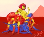 2011 arachnid arthropod bdsm bondage bound breasts dryder female lee-ham lesbian_spider-queens_of_mars multi_limb multiple_legs sex spider video_games
Rating: Explicit
Score: 9
User: qbob
Date: December 08, 2012