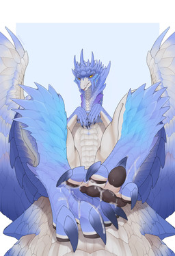 bodily_fluids claws cum cum_on_feet feet female foot_focus genital_fluids paws raised_paw solo toe_claws velkhana4396 capcom monster_hunter mythology dragon mythological_creature mythological_scalie scalie velkhana absurd_res hi_res