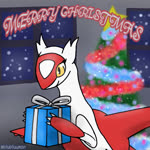 box christmas_lights christmas_present christmas_tree container female feral floating flying gift gift_box happy holidays inside plant smile snow snowing solo tree blubluumon sound_warning christmas nintendo pokemon generation_3_pokemon latias legendary_pokemon pokemon_(species) 1:1 animated short_playtime sound webm