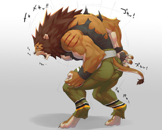 anthro arm_tuft barefoot biceps big_muscles biped black_pawpads black_wristband bottomwear brown_mane brown_tail_tuft claws clothed clothed_anthro clothed_male clothing countershade_arms countershade_face countershade_feet countershade_hands countershade_tail countershade_torso countershading crossbar_emanata deltoids digitigrade elbow_tuft emanata eye_scar facial_scar feet finger_claws fingerpads fur gradient_background green_bottomwear green_clothing green_pants grey_background grey_claws human_to_anthro hunched_over male mane mid_transformation multicolored_body multicolored_fur muscular muscular_anthro muscular_male no_pupils open_mouth orange_body orange_fur pants pawpads pecs pose red_scar scar shoulder_scar side_view simple_background snout solo species_transformation tail tail_tuft tan_body tan_countershading tan_eyes text tight_clothing tight_topwear toe_claws topwear torn_bottomwear torn_clothing torn_pants torn_topwear transformation tremble_lines tuft two_tone_body two_tone_fur white_background white_sclera wristband yellow_clothing yellow_topwear captainjohkid felid lion mammal pantherine 2024 5:4 digital_drawing_(artwork) digital_media_(artwork) full-length_portrait hi_res japanese_text portrait translation_request