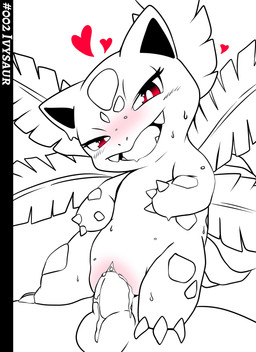 bestiality blush bodily_fluids claws cum cum_in_vagina cum_inside duo female female_on_top female_penetrated feral feral_penetrated genital_fluids genitals human_on_feral human_penetrating human_penetrating_feral interspecies leaf leaves_on_body male male/female male_on_bottom male_penetrating male_penetrating_female on_bottom on_top penetration penile penile_penetration penis_in_vagina plant pokephilia sex sweat vaginal vaginal_penetration vulva yttriumi2f nintendo pokemon elemental_creature flora_fauna generation_1_pokemon human ivysaur mammal pokemon_(species) 2025 absurd_res hi_res