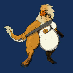 anthro breasts club_(weapon) feathers female fluffy melee_weapon nipples non-mammal_breasts non-mammal_nipples pregnant solo weapon vwpologt dinosaur prehistoric_species reptile scalie 1:1 alpha_channel hi_res