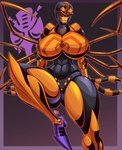 big_breasts breasts claws decepticon female machine multi_arm multi_limb not_furry smile solo thick_thighs jaeh hasbro takara_tomy transformers blackarachnia arachnid arthropod cybertronian robot spider 2021 absurd_res hi_res