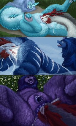 anal anal_orgasm anal_penetration anus bioluminescence bioluminescent_anus blue_anus blue_body blue_eyes blue_fur blue_vulva butt claws cunnilingus deep_rimming ejaculation female feral fur genitals glowing glowing_genitalia group hands-free male male/female male_rimming_female oral orgasm penetration pink_vulva purple_anus purple_body purple_fur purple_vulva rimming sex vaginal vaginal_penetration vulva white_claws tenlina disney mythology raya_and_the_last_dragon amba_(ratld) pranee_(ratld) sisu_(ratld) dragon eastern_dragon mythological_creature mythological_scalie scalie 3:5 hi_res