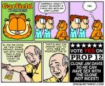 border clone fur humor male on_model orange_body orange_fur pencil_(object) speech_bubble text thought_bubble white_border onegianthand garfield_(series) jim_davis garfield_the_cat jon_arbuckle domestic_cat felid feline felis human mammal comic english_text url