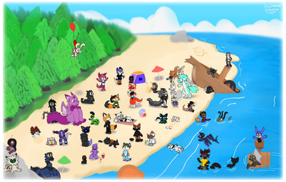 anthro ball balloon beach beach_ball boat border evergreen_tree female group inflatable machine male overweight pine_tree plant slightly_chubby tree vehicle watercraft white_border juliotheprotogen mythology alien aquatic arachnid arthropod bovid canid canine canis caprine domestic_cat dragon felid feline felis fish fox goat haplorhine human insect lagomorph leporid mammal monkey mythological_creature mythological_scalie primate protogen rabbit robot scalie skulldog_(species) spider wolf hi_res