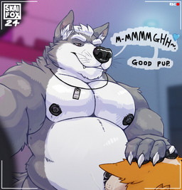 anthro anthro_on_anthro anthro_penetrated anthro_penetrating anthro_penetrating_anthro areola barazoku belly biceps big_belly big_muscles blurred_background camera_view claws dialogue dog_tags dominant duo eye_patch eyebrows eyewear fellatio fur hair hand_on_head head_in_crotch heart_symbol humanoid_torso_with_big_belly inside licking male male/male male_penetrated male_penetrating male_penetrating_male mature_male musclegut muscular muscular_anthro muscular_male narrowed_eyes navel_fetish navel_lick nipples nude obscured_oral oral oral_penetration overweight pecs penetration penile praise recording sex smile teeth text tongue tuft whiskers skaifox nintendo star_fox fox_mccloud wolf_o'donnell canid canine canis fox mammal wolf 2024 english_text hi_res watermark
