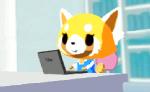 angry anthro computer computer_keyboard creepy electronics facedesk female glowing glowing_eyes hitting_keyboard laptop solo felifan aggretsuko sanrio retsuko ailurid mammal red_panda 2018 3d_(artwork) 3d_animation animated digital_media_(artwork) low_res short_playtime thumbnail