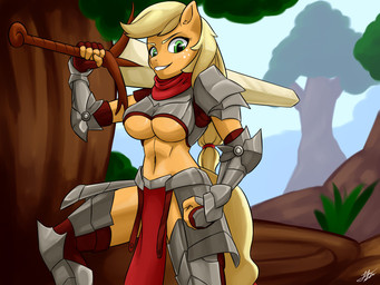 2014 anthro anthrofied applejack_(mlp) armor blonde_hair breasts equine female forest freckles friendship_is_magic gauntlets grass greatsword green_eyes hair horse looking_at_viewer mammal my_little_pony navel outside pony ponytail skecchiart solo sword tree unconvincing_armor under_boob weapon
Rating: Questionable
Score: 17
User: 2DUK
Date: February 12, 2015 2014 anthro anthrofied applejack_(mlp) armor blonde_hair breasts equine female forest freckles friendship_is_magic gauntlets grass greatsword green_eyes hair horse looking_at_viewer mammal my_little_pony navel outside pony ponytail skecchiart solo sword tree unconvincing_armor under_boob weapon
Rating: Questionable
Score: 17
User: 2DUK
Date: February 12, 2015