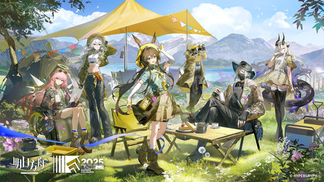 blonde_hair boots bottomwear breasts brown_hair cake camera chair clothing container cup dandelion day dessert eyewear female flower food footwear furniture gloves grass group hair halo handwear holding_camera holding_container holding_cup holding_mug holding_object horn jacket kettle lake male mountain mug outside pants plant shoes sitting smile standing sunglasses table tail topwear vehicle water wheelchair ruoganzhao arknights hypergryph mythology studio_montagne amiya_(arknights) doctor_(arknights) exusiai_(arknights) fiammetta_(arknights) lemuen_(arknights) mostima_(arknights) necrass_(arknights) skadi_(arknights) ulpianus_(arknights) angel animal_humanoid dragon dragon_humanoid human humanoid lagomorph lagomorph_humanoid leporid_humanoid mammal mammal_humanoid mythological_creature mythological_scalie rabbit_humanoid scalie 2025 digital_media_(artwork) hi_res official_art